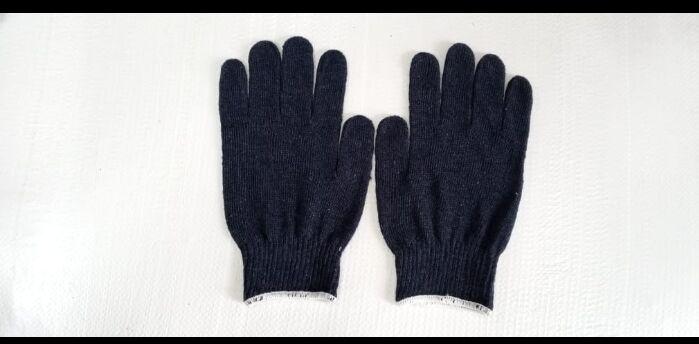 Cotton hand gloves, Color : Gray or Millange