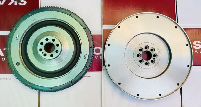 Round Steel Bharat Benz Flywheel Assembly, for Truck