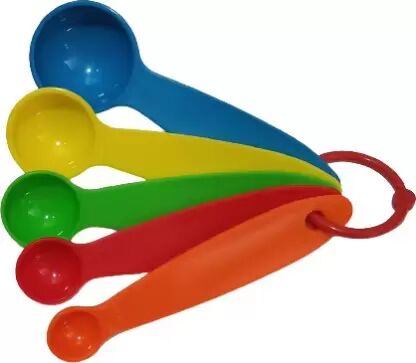 Plastic measuring spoons, for Home, Restaurant, Feature : Durable, High Quality, Shiny Look