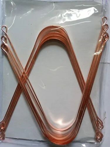 Copper Tongue Cleaner, Color : brown
