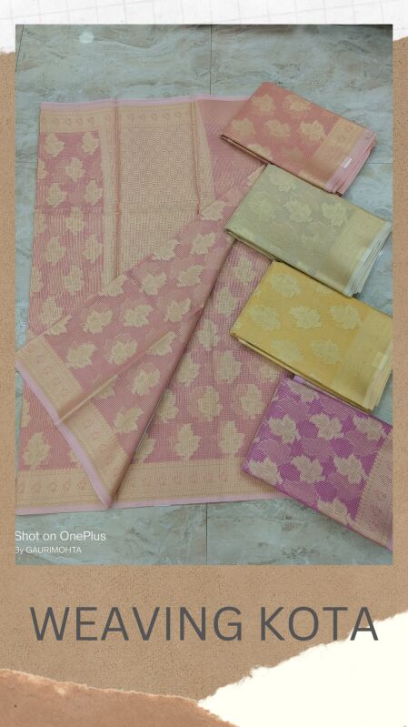 Printed Woven Kota Saree, Packaging Type : Packet