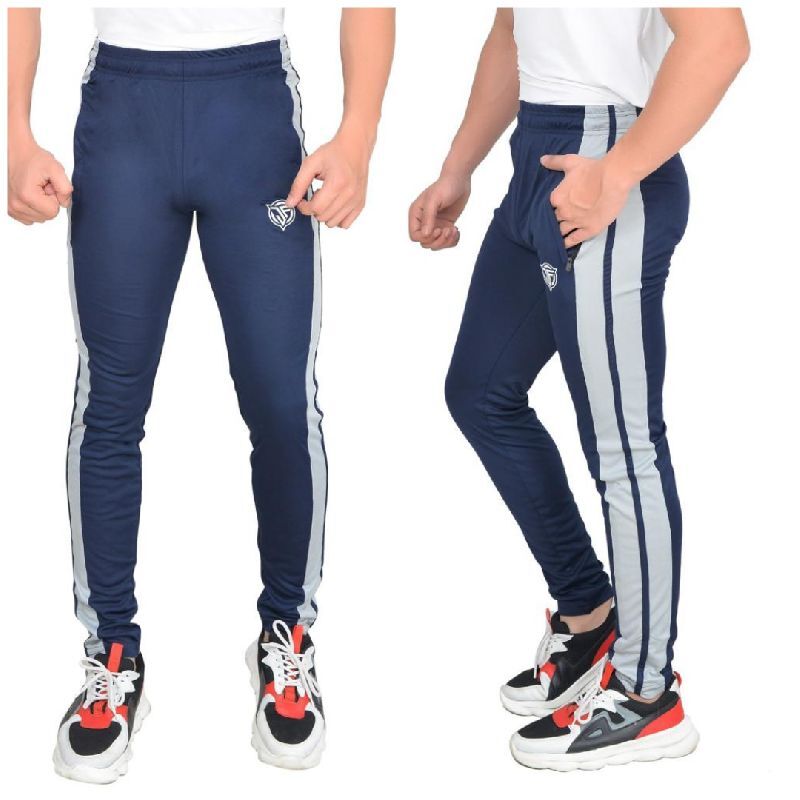PP Plain Lycra Sports Track Pants, Size : M, XL