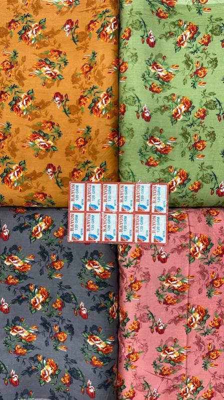 Printed rayon fabric, for Garments, Blazer