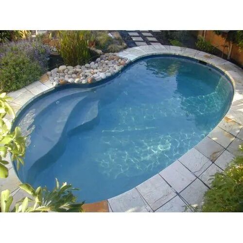 Oval Shaped Swimming Pool
