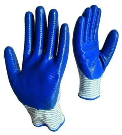 Wave Nitrile Gloves, Color : Blue