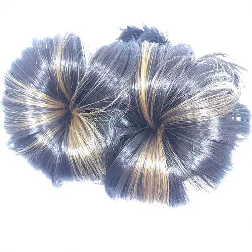 Synthetic Designer Hair Bun, Color : Black, Brown