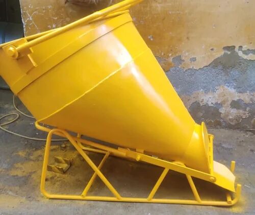 Mild Steel concrete bucket, Capacity : 200 to 750 Litre