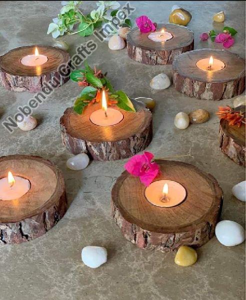 Polished wooden candle, for Smokeless, Fine Finished, Attractive Pattern, Moisture Resistance, Smooth Texture