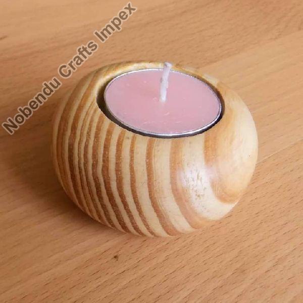 Glossy Glass Wooden candle., for Smokeless, Fine Finished, Attractive Pattern, Smooth Texture, Stylish Design