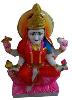 Polished Marble Siddhidatri Mata Statue, for Worship, Size : 1 Feet