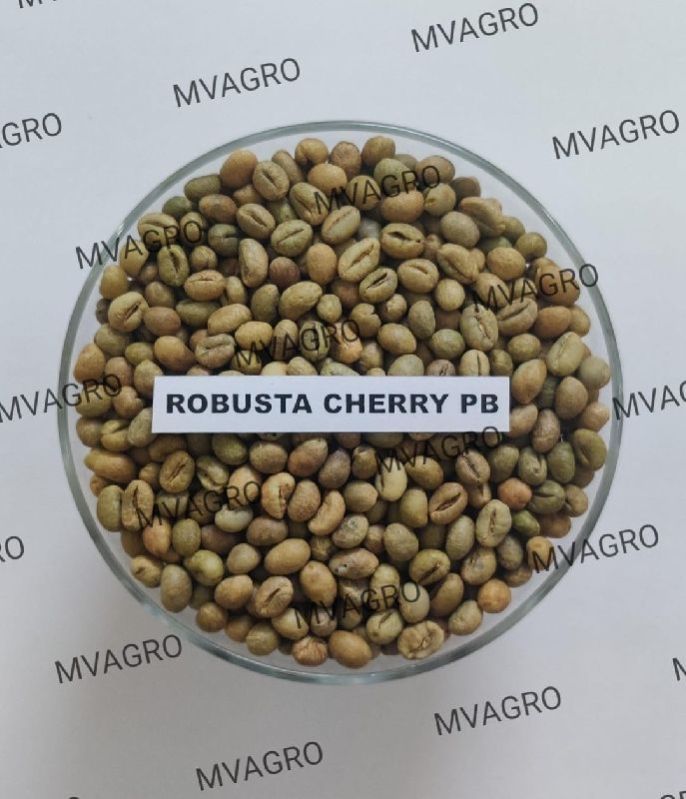 Robusta Cherry PB Unwashed Green Coffee Beans