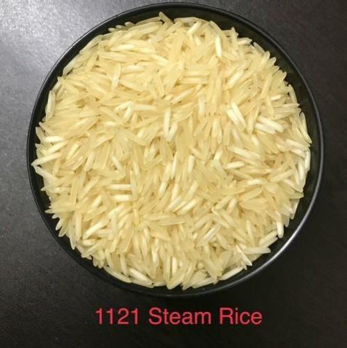 1121 steam basmati rice, for Cooking, Color : White