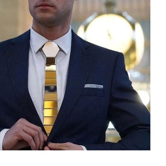 Hex Tie, Color : Golden