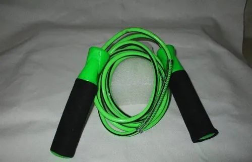 PVC Skipping Rope, Color : Black Green