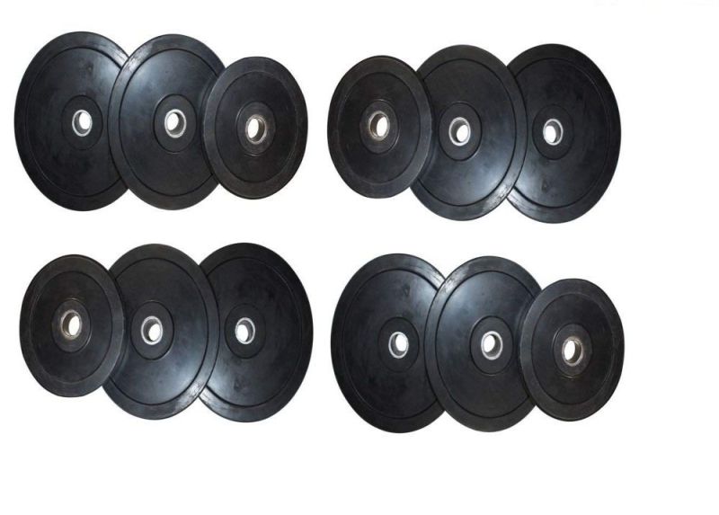 Rubber Weight Plates, for Exercise, Gym, Feature : Corrosion Proof, Excellent Quality, Fine Finishing