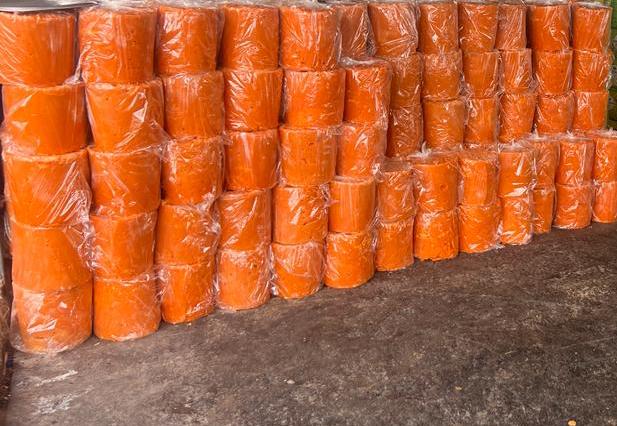Orange Sugarcane Natural Indian Jaggery, For Sweets, Medicines, Packaging Type : Bag