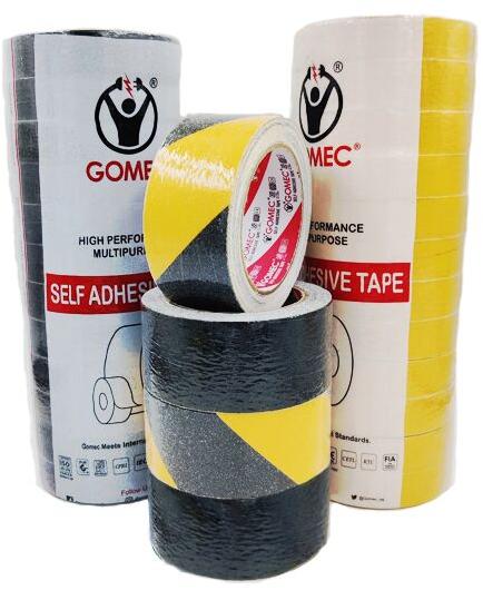 Gomec Anti Slip Tape, for Warning, Feature : Heat Resistant, Long Life, Printed, Waterproof