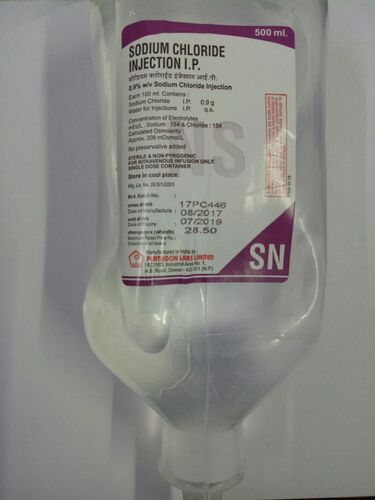 Sodium Chloride Injection I.P, Packaging Type : Bottle