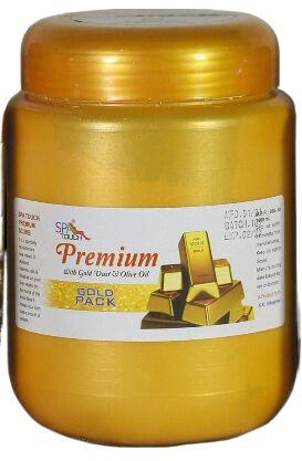 Spa Touch Premium Gold Face Pack, for Personal, Parlour, Packaging Size : 200gm, 500gm 900gm