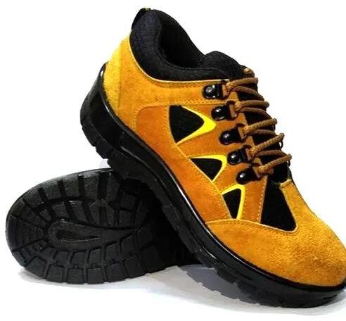 Suede Leather Sporty Safety Shoes, Size : 6-10