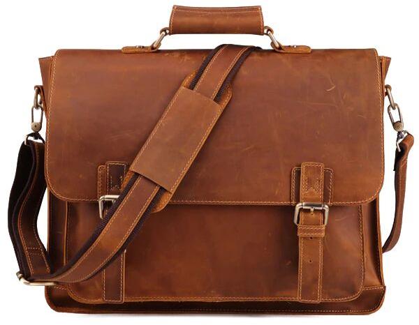 Leather Messenger Bag, for Office, Travel, Feature : Fine Finishing, Smooth Texture