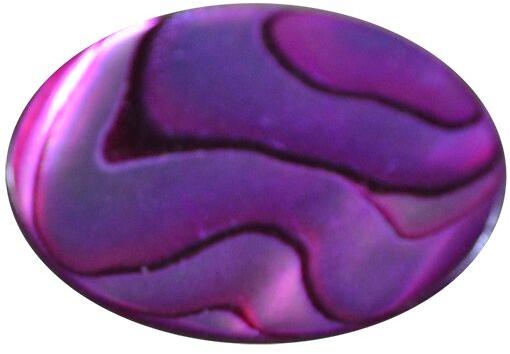 Oval Dyed Pink Abalone