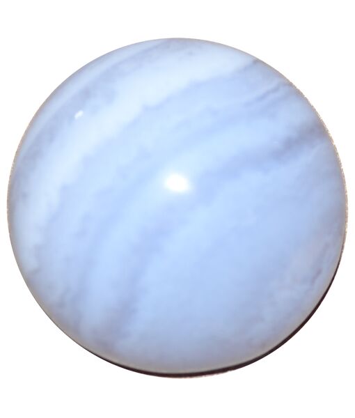 Round Blue Lace Agate