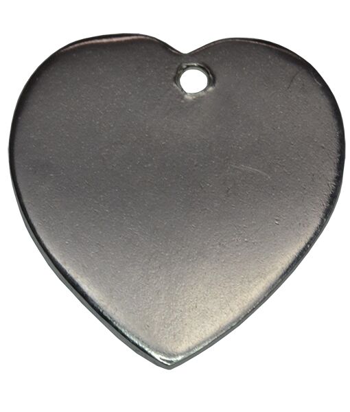 Sterling Silver Heart Engraving Charm