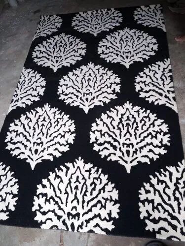KING Flower WOOL Designer Hand Tufted Carpet, Size : 4x6, 5x8, 6x9, 8x10, 9x12, 9x13