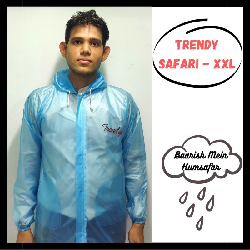 trendy safari raincoat