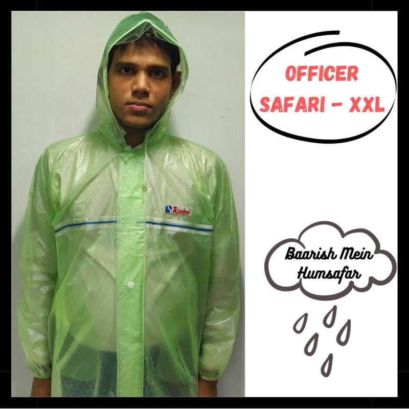 officer safari raincoat