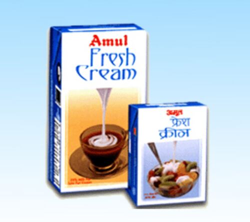 Amul Fresh Cream, for Used preparing sweet meals,   making Ice-creams,  Used in tea Coffee.