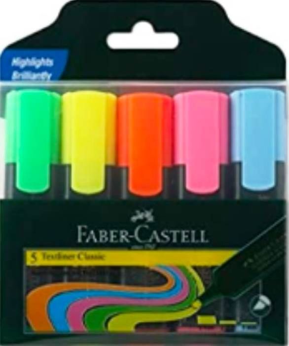 Multicolor Plastic Highlighter Notebook, for College, Office, School, Feature : Eco Friendly