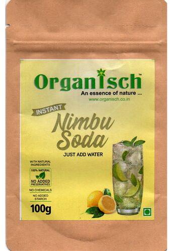 Organisch Lemon Soda Powder, Packaging Size : 100 Gm