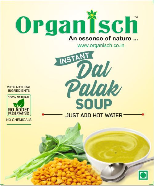 Organisch Dal Palak Soup, for Eating, Feature : Healthy, Mild Flavor