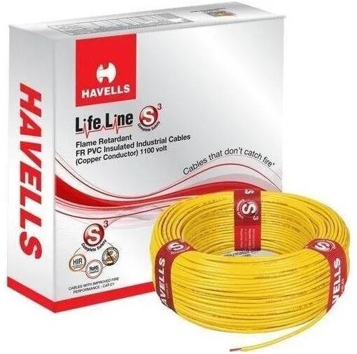 Havells Wires, Color : Yellow