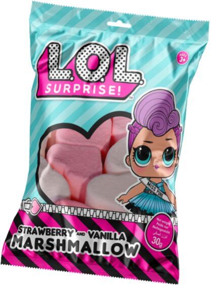 LOL MARSHMALLOW HEARTS 30g