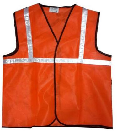 UDYOGI Net Polyester Reflective Jacket, Size : All Sizes