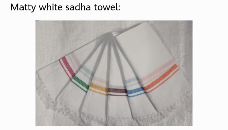 Matty White Sadha Towel