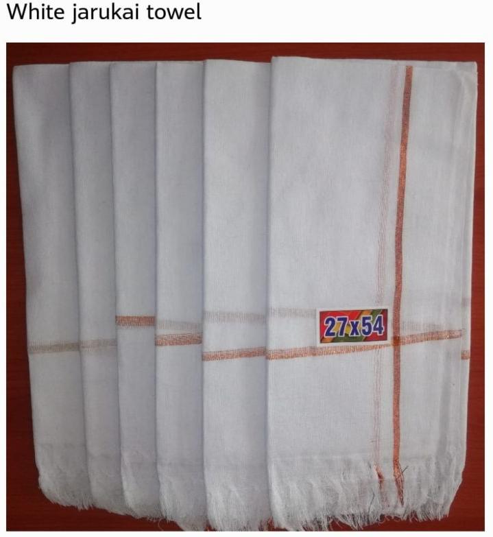 White Jarukai Towel