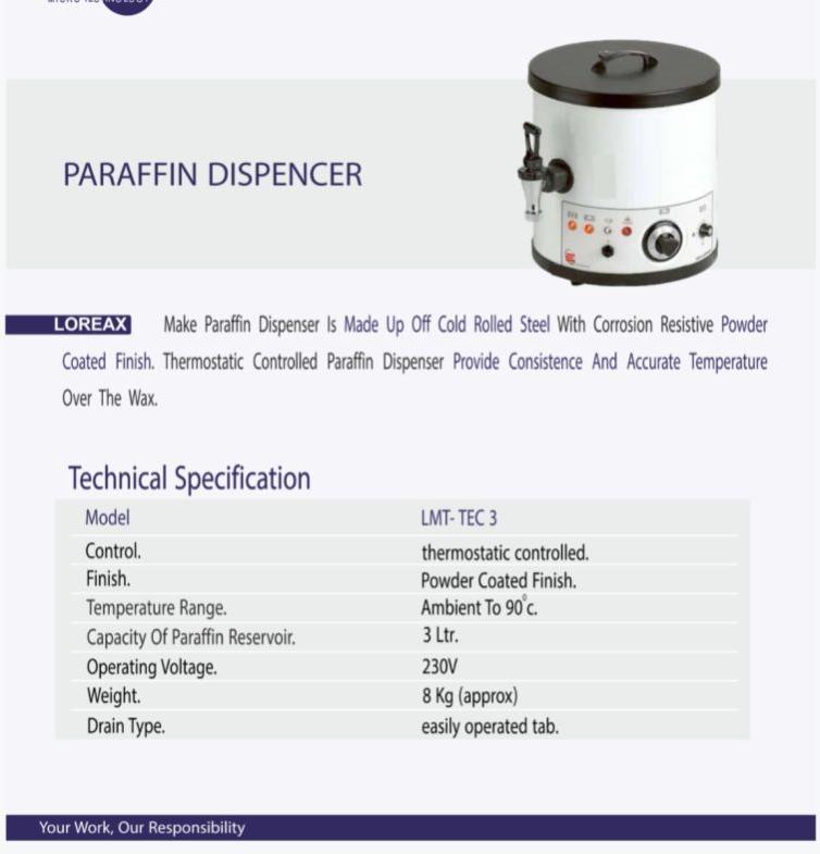 PARAFIN DISPENSER