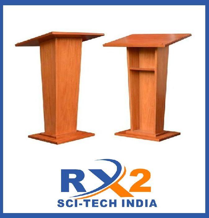 wooden podium