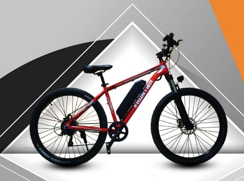 Battery Aluminium frontier electric bicycle, Voltage : 36V
