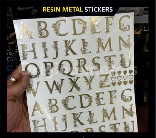 Resin Metal Stickers