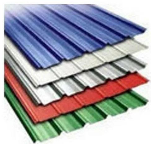 PPGI Metal Roofing Profile, Color : Blue, Red, Yellow White