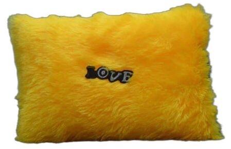 Plain Fur Kids Soft Cushion, Size : 32 x 28cm