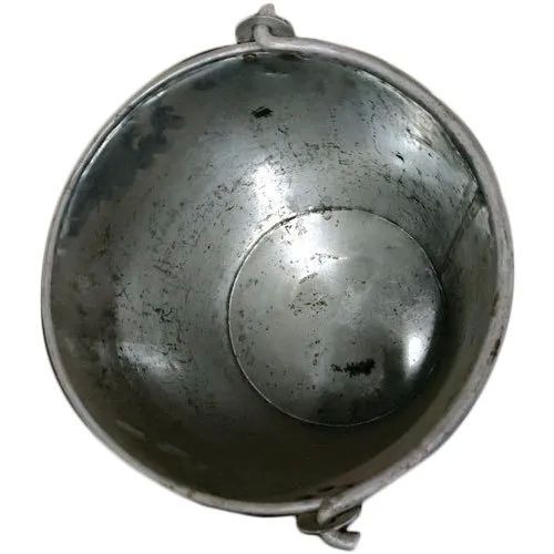 Round 20 Liter Stainless Steel Bucket, Pattern : Plain