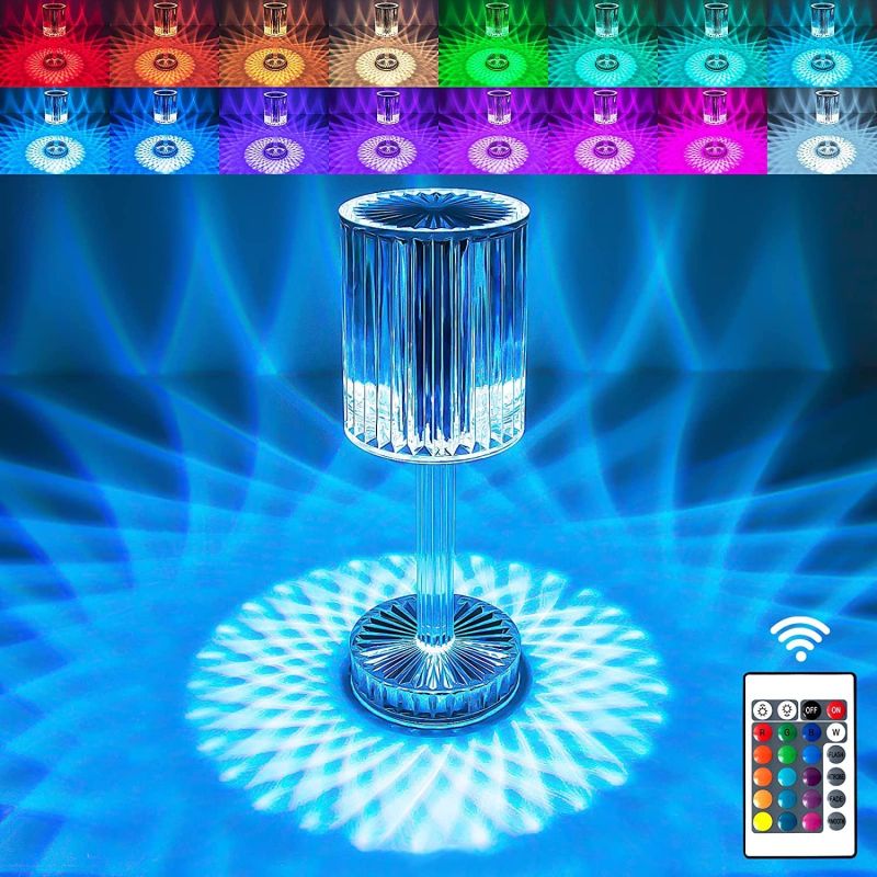 16 Color Crystal Diamond Table Lamp, Voltage Rating 220V at Rs 664 / Piece in Tiruchirappalli