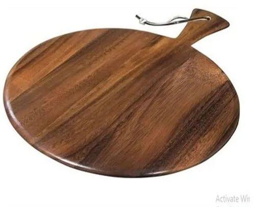 Wooden Pizza Plate, Size : 33 x 21 x 1 cm