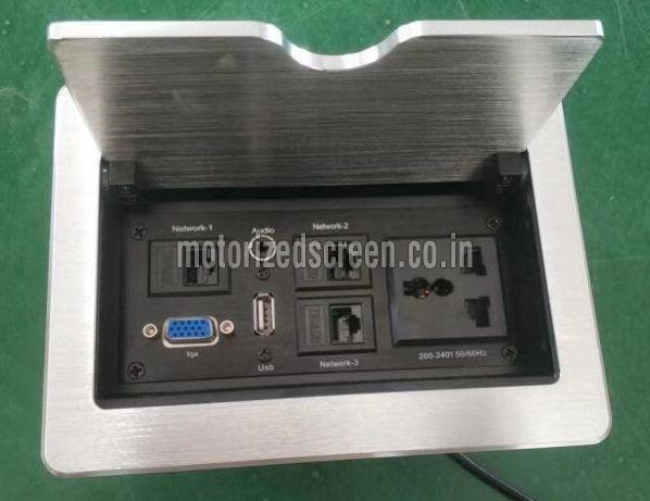 Black Automatic Electric Table Top Socket